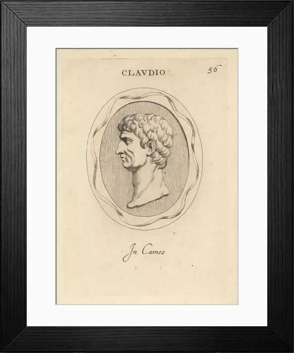 Framed Print : Bust of Emperor Claudius, Tiberius Claudius Caesar Augustus Germanicus Framed Print : Bust of Emperor Claudius, Tiberius Claudius Caesar Augustus Germanicus
