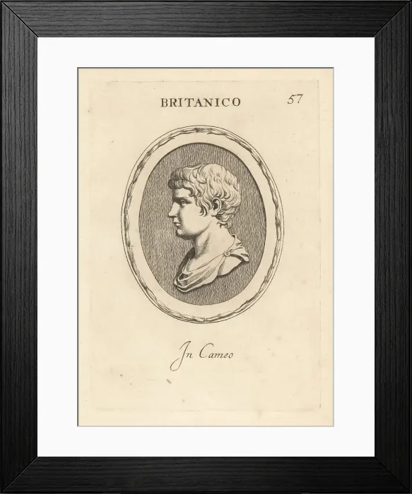 Framed Print : Bust of Tiberius Claudius Caesar Britannicus Framed Print : Bust of Tiberius Claudius Caesar Britannicus