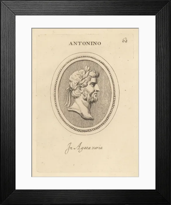 Framed Print : Bust of Roman emperor Antoninus Pius Framed Print : Bust of Roman emperor Antoninus Pius
