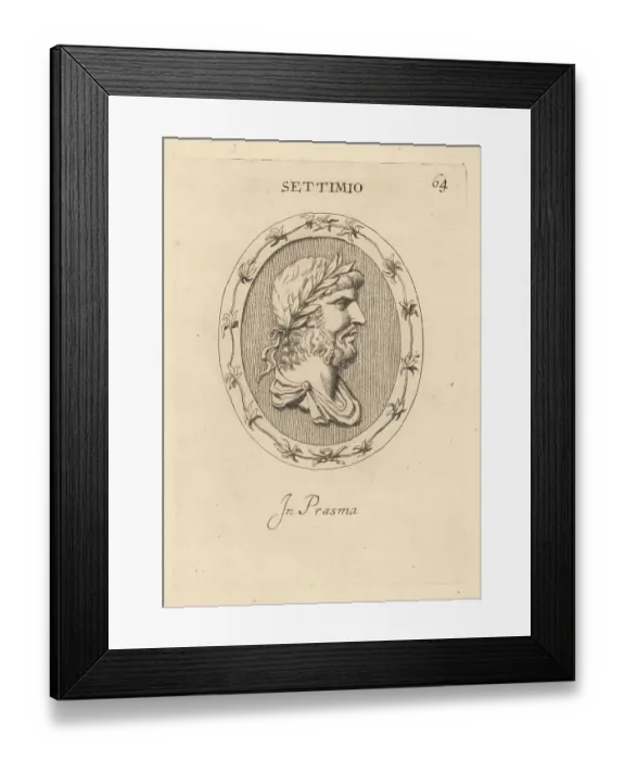 Framed Print : Bust of Roman emperor Septimius Framed Print : Bust of Roman emperor Septimius