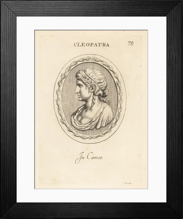 Framed Print : Bust of Cleopatra VII Philopator, Queen of Egypt Framed Print : Bust of Cleopatra VII Philopator, Queen of Egypt