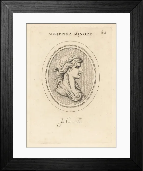 Framed Print : Bust of Agrippina the Younger, Roman empress Framed Print : Bust of Agrippina the Younger, Roman empress