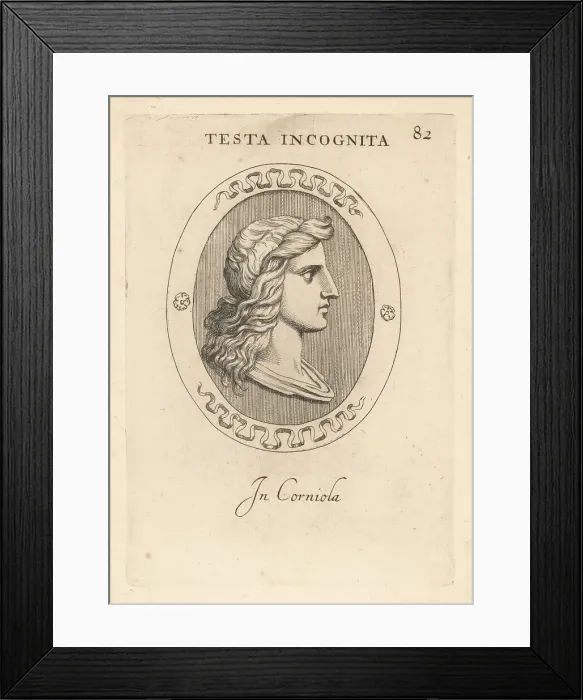 Framed Print : Bust of an unknown woman Framed Print : Bust of an unknown woman