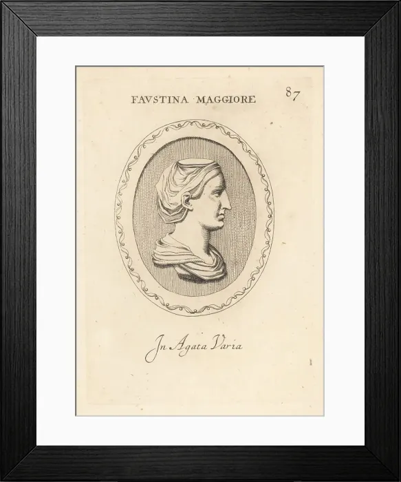 Framed Print : Bust of Faustina Major, Roman Empress Framed Print : Bust of Faustina Major, Roman Empress