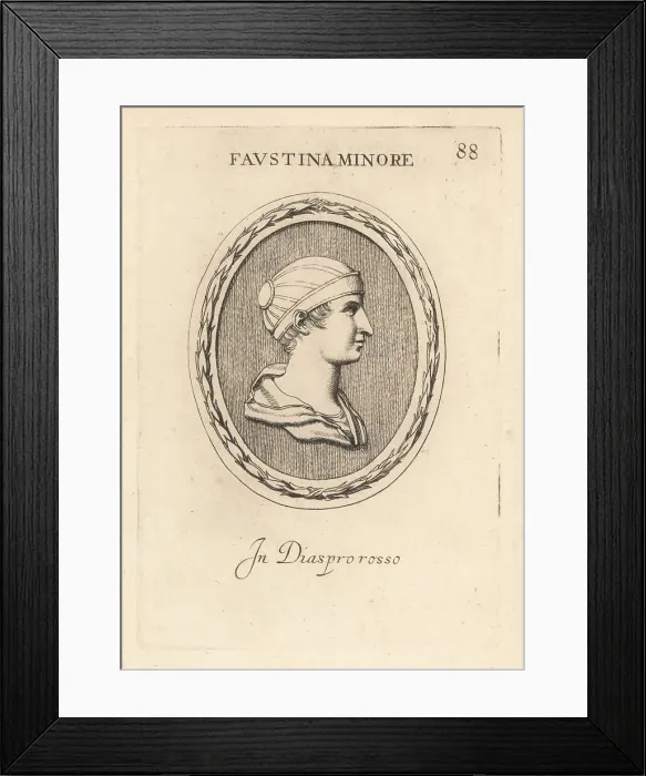 Framed Print : Bust of Faustina the Younger, Roman Empress Framed Print : Bust of Faustina the Younger, Roman Empress