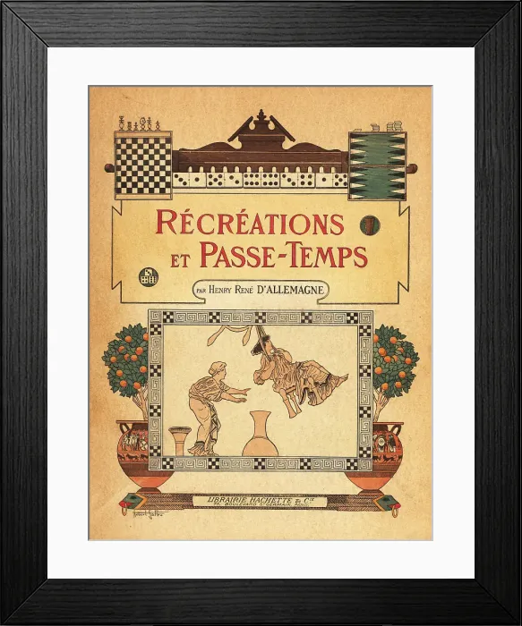 Framed Print : Collage of boardgames and classical vases Framed Print : Collage of boardgames and classical vases