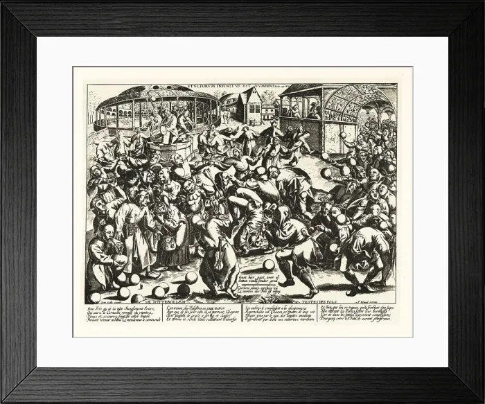 Framed Print : A festival of fools, Middle Ages Framed Print : A festival of fools, Middle Ages