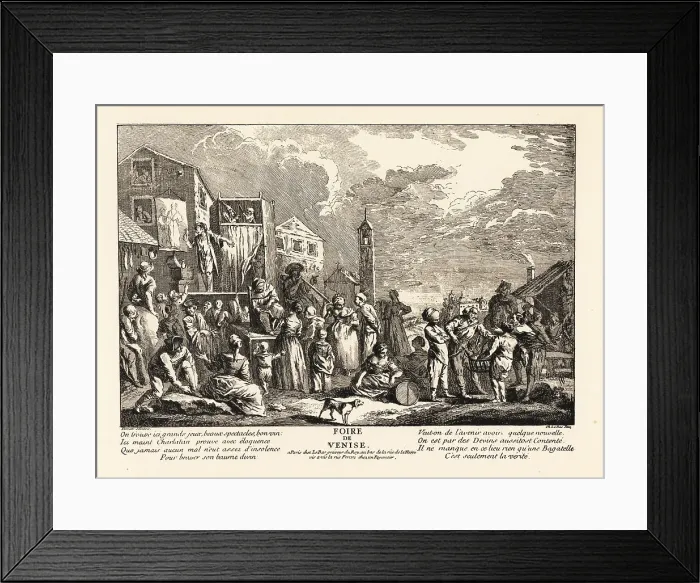 Framed Print : The fair at Venice, 18th century Framed Print : The fair at Venice, 18th century