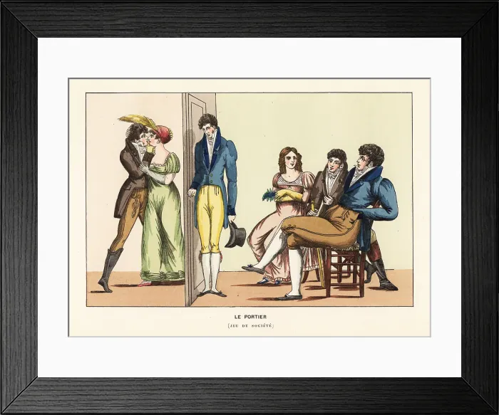 Framed Print : Party goers playing the Convent Porter game Framed Print : Party goers playing the Convent Porter game
