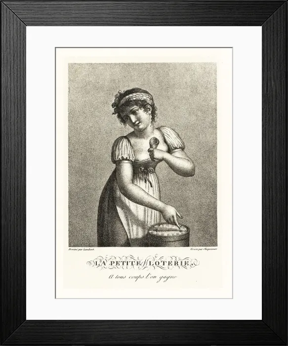 Framed Print : A young woman selling oublies, Paris, 1816 Framed Print : A young woman selling oublies, Paris, 1816