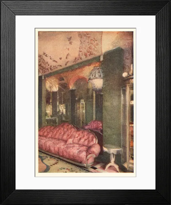 Framed Print : Art Deco interior of the Richard Hudnut shop, rue de la Paix, Pa Framed Print : Art Deco interior of the Richard Hudnut shop, rue de la Paix, Pa