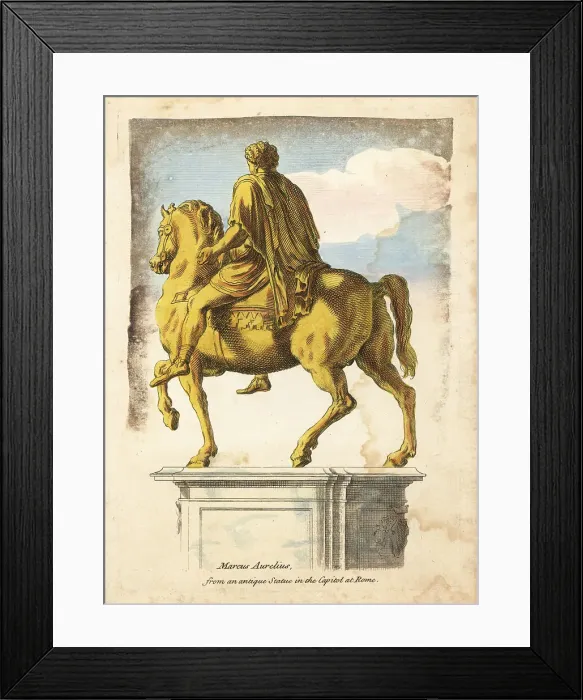 Framed Print : Equestrian statue of Roman Emperor Marcus Aurelius Framed Print : Equestrian statue of Roman Emperor Marcus Aurelius