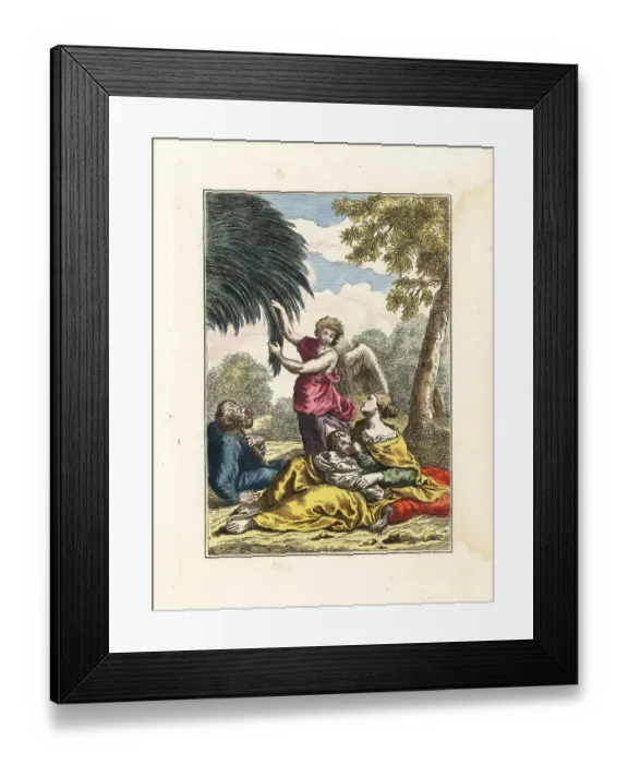 Framed Print : The Virgin Mary breastfeeding the infant Jesus under a tree Framed Print : The Virgin Mary breastfeeding the infant Jesus under a tree
