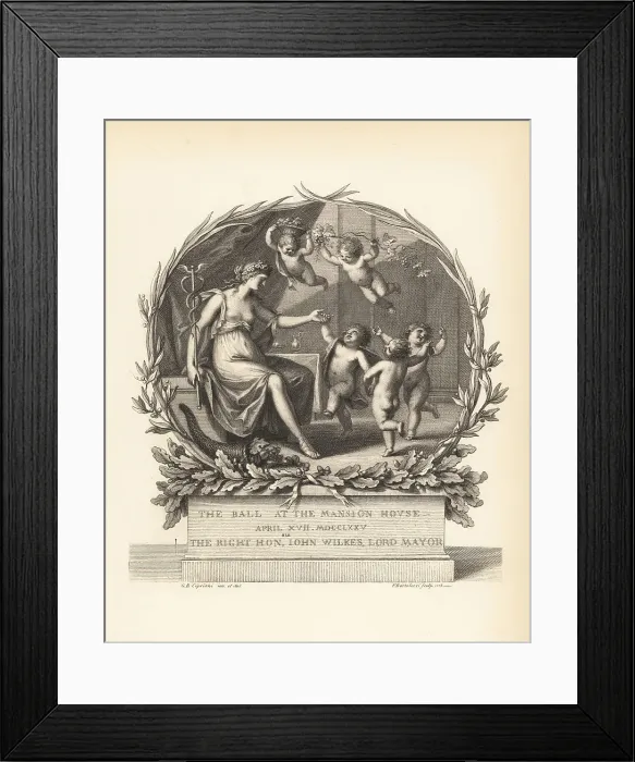 Framed Print : Ticket for the Lord Mayor's Ball, Mansion House, London, 1775 Framed Print : Ticket for the Lord Mayor's Ball, Mansion House, London, 1775