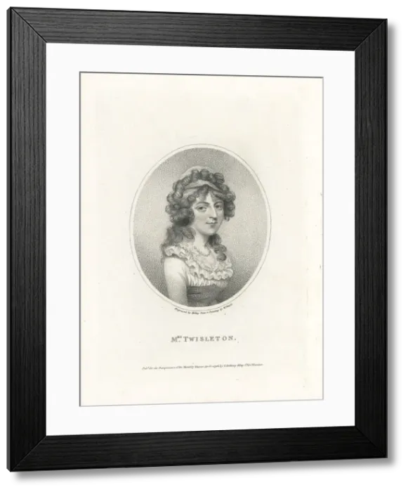 Framed Print : Charlotte Wattell, Mrs Twisleton, English actress Framed Print : Charlotte Wattell, Mrs Twisleton, English actress