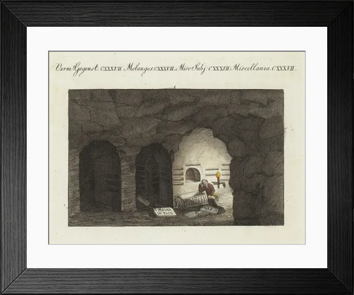 Framed Print : The catacombs or subterranean sepulchres of Rome Framed Print : The catacombs or subterranean sepulchres of Rome
