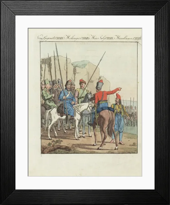 Framed Print : Russian irregular light horse