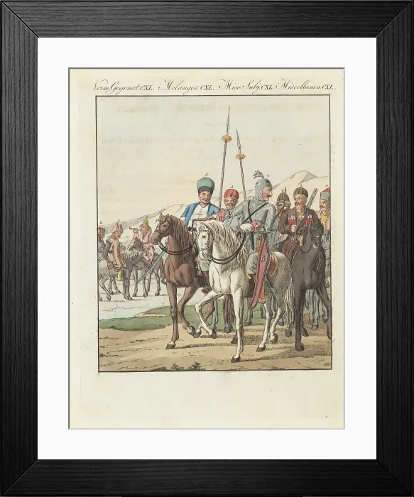 Framed Print : Russian irregular light horse Framed Print : Russian irregular light horse