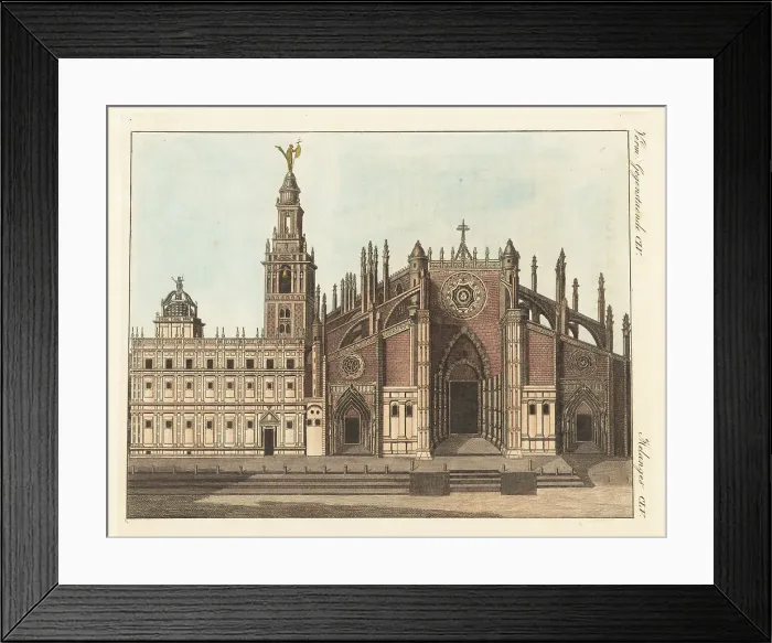 Framed Print : Cathedral of Saint Mary of the See, Seville, Spain Framed Print : Cathedral of Saint Mary of the See, Seville, Spain