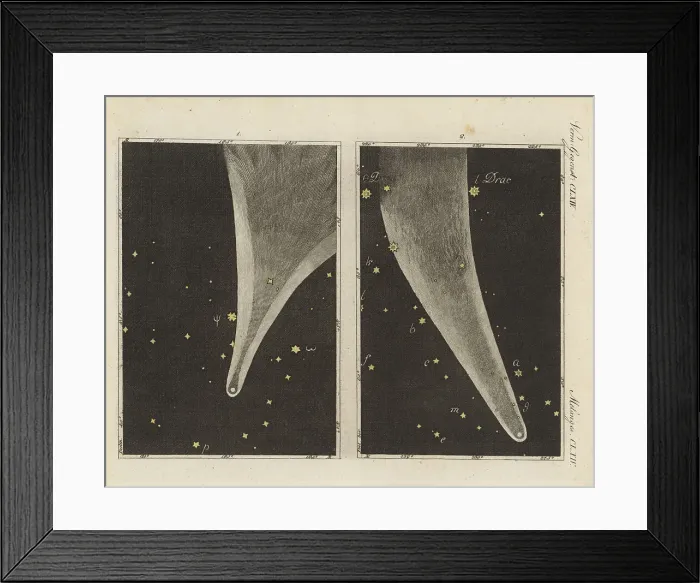 Framed Print : Views of the Great Comet of the Year 1811. C / 1811 F1 Framed Print : Views of the Great Comet of the Year 1811. C / 1811 F1