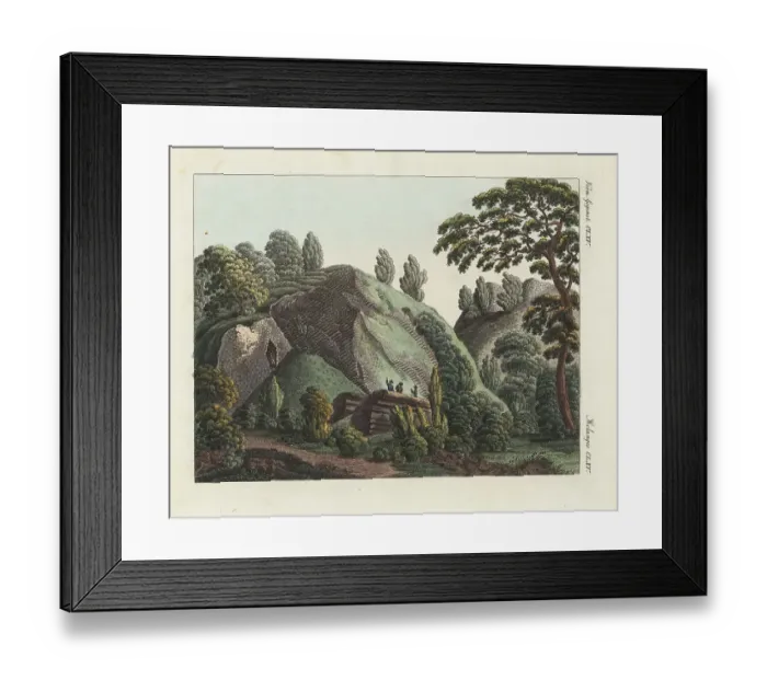 Framed Print : Basalt columns near Meissner, Hesse, Germany Framed Print : Basalt columns near Meissner, Hesse, Germany