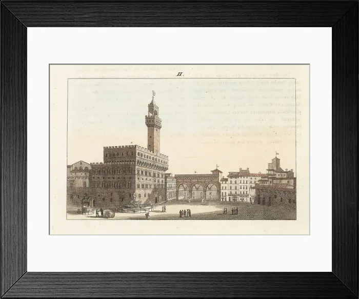 Framed Print : View of the Palazzo Vecchio or Old Palace, Florence Framed Print : View of the Palazzo Vecchio or Old Palace, Florence
