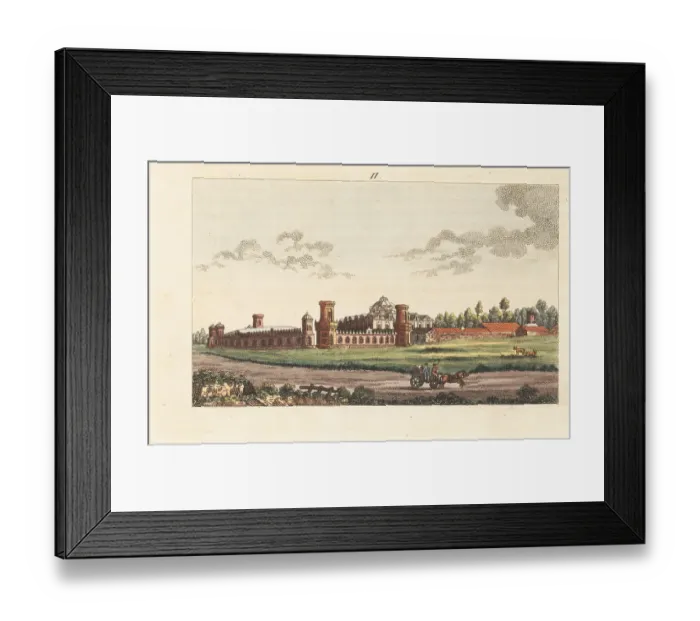 Framed Print : View of Petrovsky Palace near Moscow, Russia, 1800s Framed Print : View of Petrovsky Palace near Moscow, Russia, 1800s