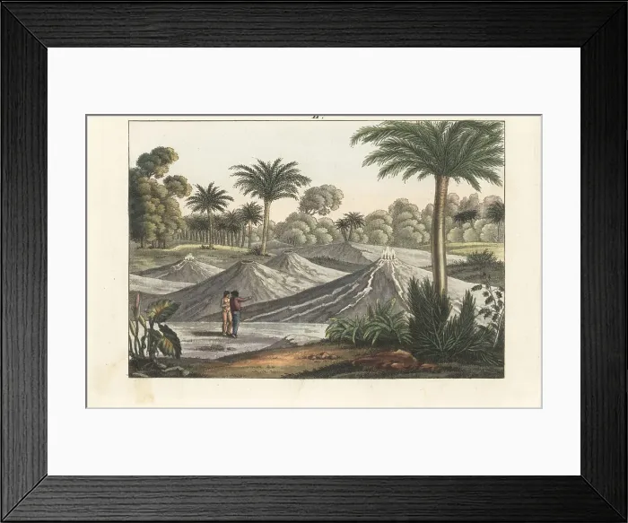 Framed Print : Air volcanoes near Turbaco, Colombia Framed Print : Air volcanoes near Turbaco, Colombia