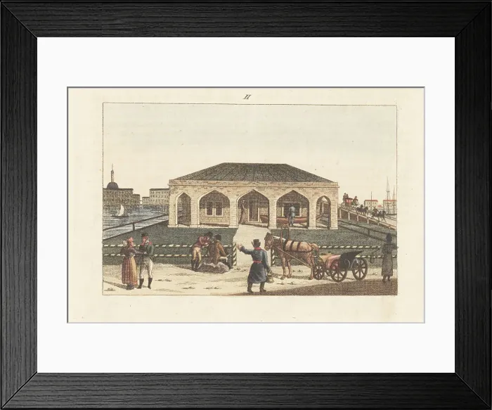 Framed Print : Peter the Great's small boat on display in St. Petersburg, 1723 Framed Print : Peter the Great's small boat on display in St. Petersburg, 1723