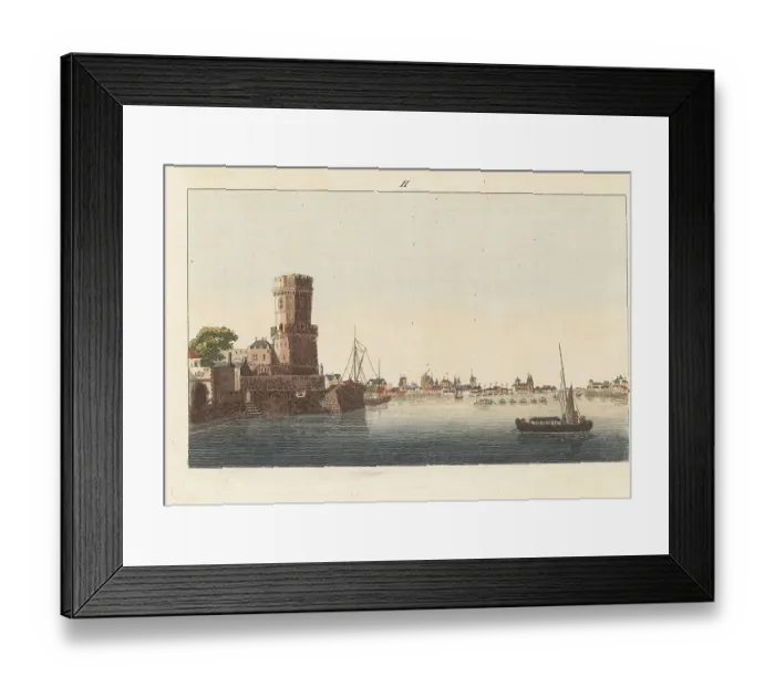 Framed Print : View of the city of Cologne on the Rhine, Germany, 1800s Framed Print : View of the city of Cologne on the Rhine, Germany, 1800s