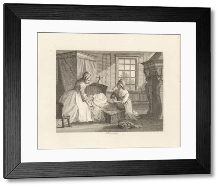 Framed Print : The Mother, the Nurse and the Fairy Framed Print : The Mother, the Nurse and the Fairy
