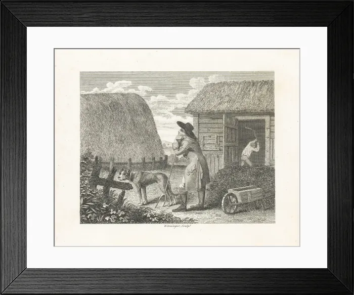 Framed Print : The Barley-Mow and the Dunghill Framed Print : The Barley-Mow and the Dunghill