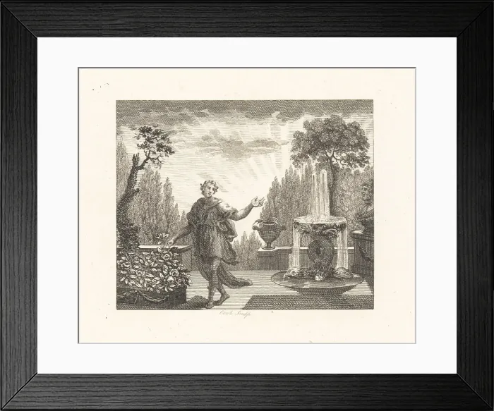 Framed Print : The Poet and the Rose Framed Print : The Poet and the Rose