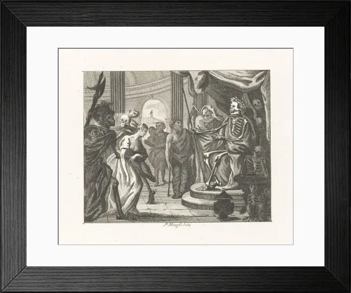 Framed Print : The Court of Death Framed Print : The Court of Death