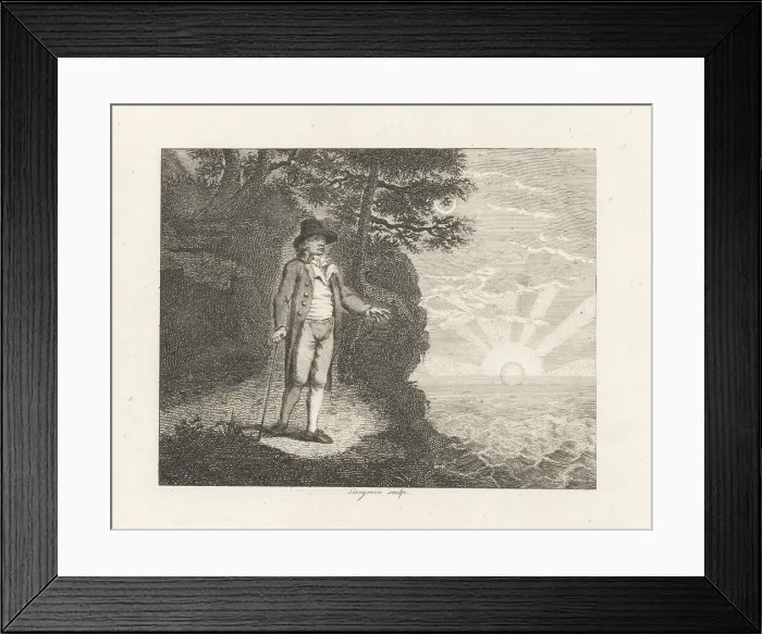 Framed Print : The Man and the Flea Framed Print : The Man and the Flea