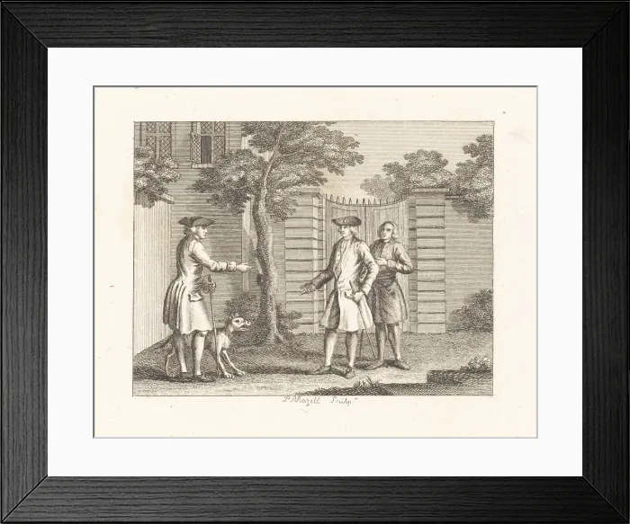 Framed Print : The Squire and his Cur Framed Print : The Squire and his Cur