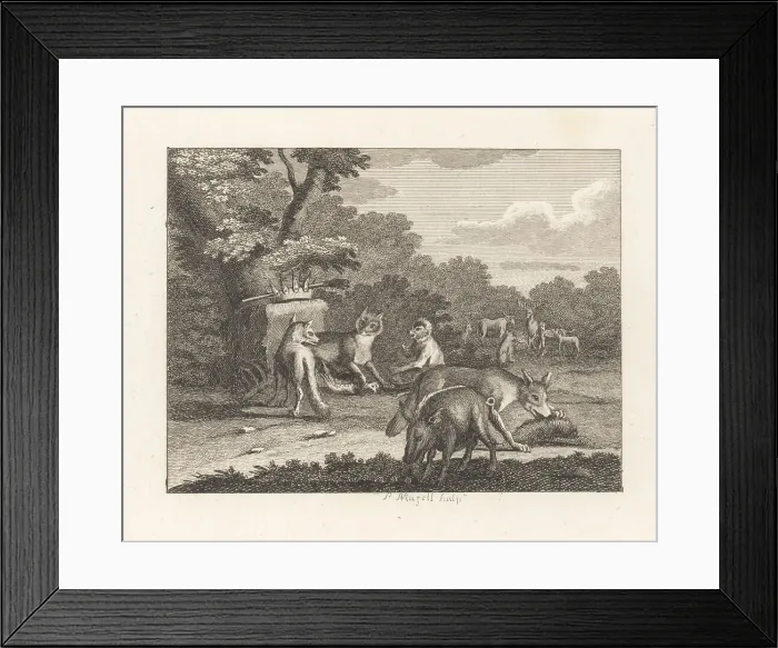 Framed Print : The Jackall, Leopard and Other Beasts Framed Print : The Jackall, Leopard and Other Beasts