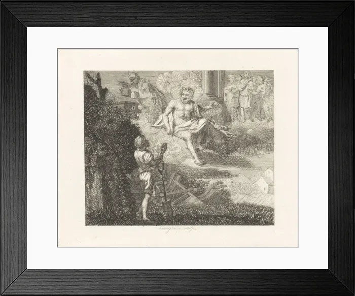 Framed Print : The Countryman and Jupiter Framed Print : The Countryman and Jupiter