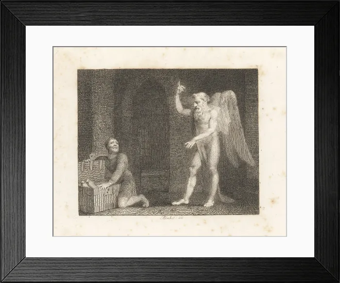 Framed Print : The Miser and Plutus Framed Print : The Miser and Plutus