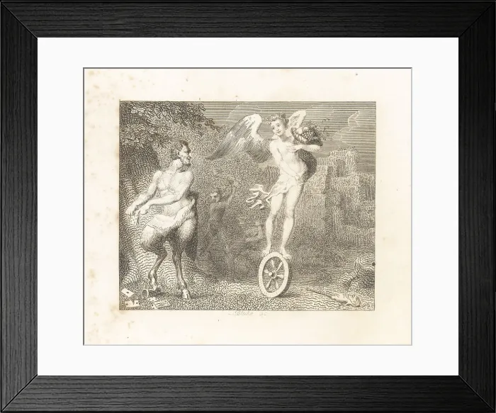 Framed Print : Pan and Fortune Framed Print : Pan and Fortune