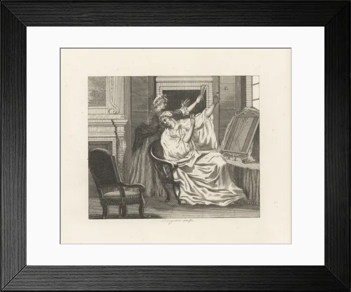 Framed Print : The Lady and the Wasp Framed Print : The Lady and the Wasp