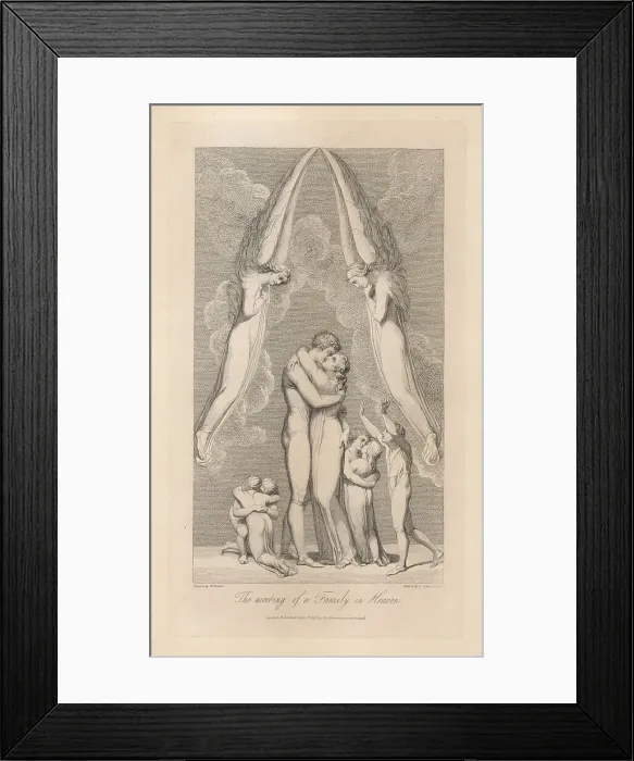 Framed Print : The Meeting of the Family in Heaven Framed Print : The Meeting of the Family in Heaven