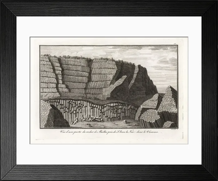 Framed Print : The cone of Maillas, near St. Jean le Noir, Vivarais, France Framed Print : The cone of Maillas, near St. Jean le Noir, Vivarais, France