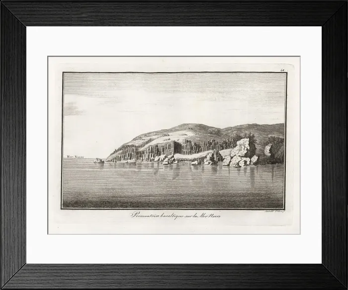 Framed Print : Basalt promontory Youm-Bournon on the Black Sea Framed Print : Basalt promontory Youm-Bournon on the Black Sea