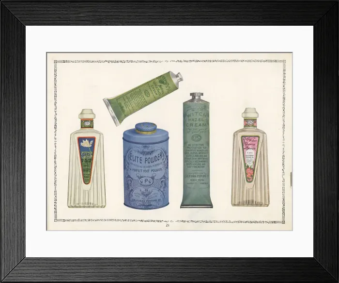 Framed Print : CPC brand cosmetics from 1926 Framed Print : CPC brand cosmetics from 1926