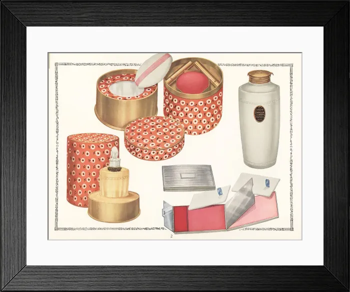 Framed Print : Jardin d'Amour brand cosmetics from CPC, 1927 Framed Print : Jardin d'Amour brand cosmetics from CPC, 1927