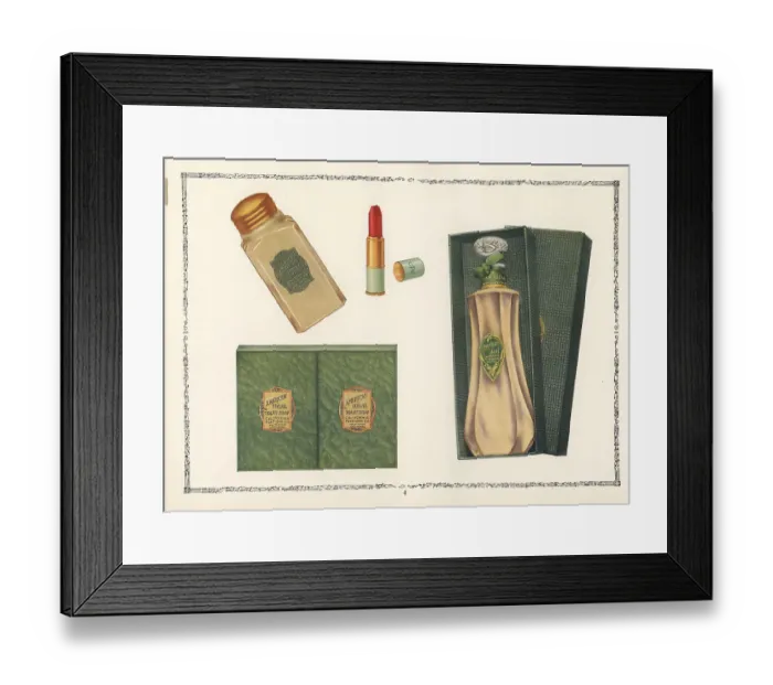 Framed Print : American Ideal brand cosmetics from CPC, 1927 Framed Print : American Ideal brand cosmetics from CPC, 1927