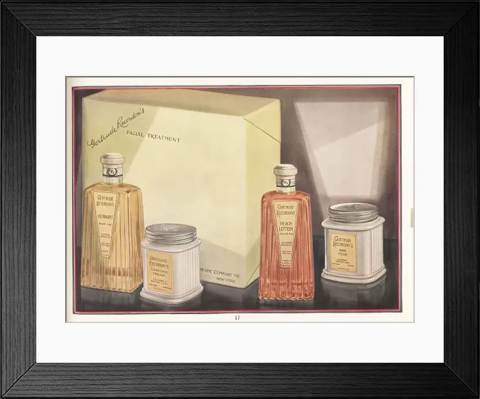 Framed Print : Gertrude Recordon's Facial Treatment from CPC, 1927 Framed Print : Gertrude Recordon's Facial Treatment from CPC, 1927