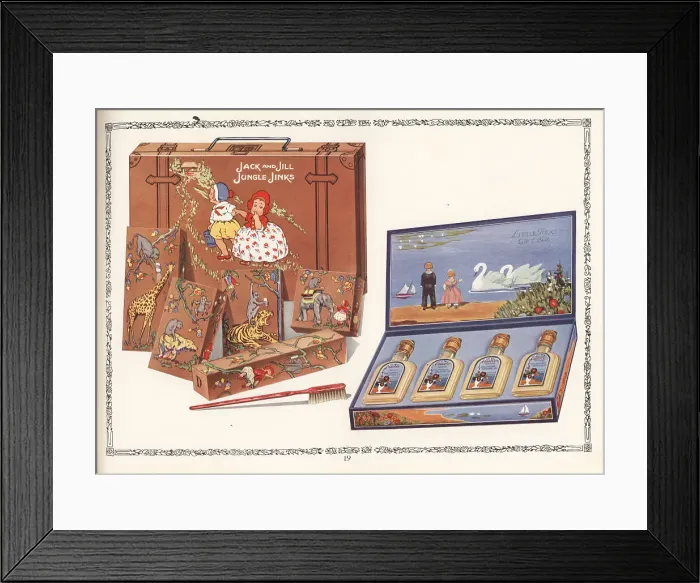 Framed Print : Children's cosmetics from CPC, 1927 Framed Print : Children's cosmetics from CPC, 1927