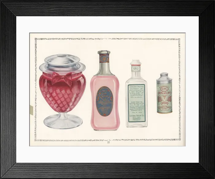 Framed Print : CPC brand cosmetics from 1927 Framed Print : CPC brand cosmetics from 1927